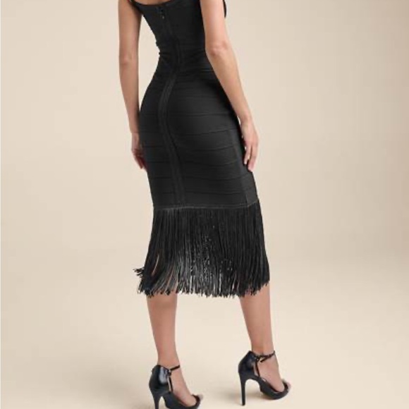 Venus fringe dress NWT LBD - Picture 2 of 4